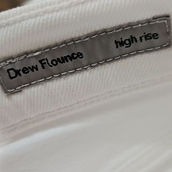Citizens of Humanity White Drew Flounce High Rise jeans size 25 - Picture 9 of 13